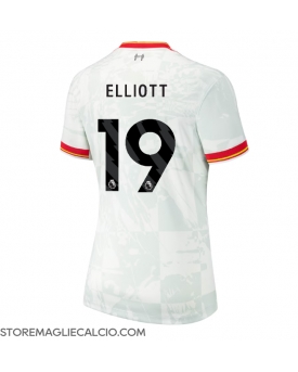 Liverpool Harvey Elliott #19 Maglia Gara Terza Repliche 2024-25 Donna